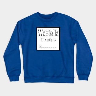 Wastella Label Crewneck Sweatshirt